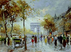 Paris, Les Champs Élysées - Antoine Blanchard