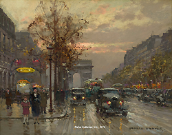 Métro George V, Champs Élysées - Edouard Léon Cortès