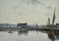 Le Port de Trouville - Eugène Louis Boudin