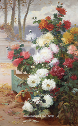 Chrysanthemums - Eugene Henri Cauchois