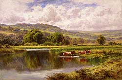 The River Mole, Dorking Surrey - Henry H. Parker